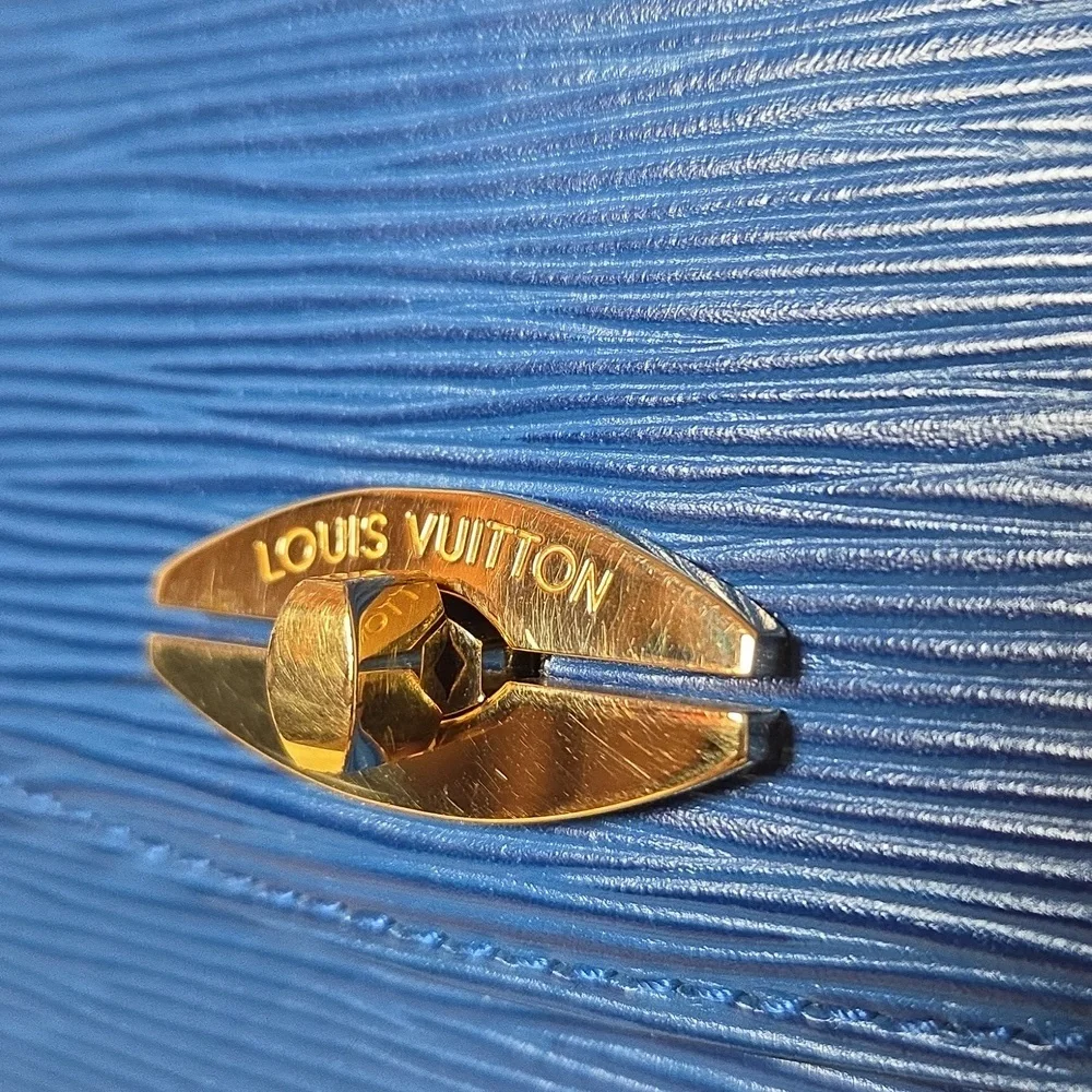 LOUIS VUITTON VINTAGE 1992 ULTRA RARE EPI LEATHER MALESHERBES BAG EXCELLENT COND - Picture 8 of 17